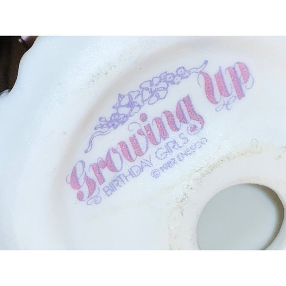 Enesco Growing Up Girl 2nd Birthday Porcelain Figurine - Picture 10 of 11